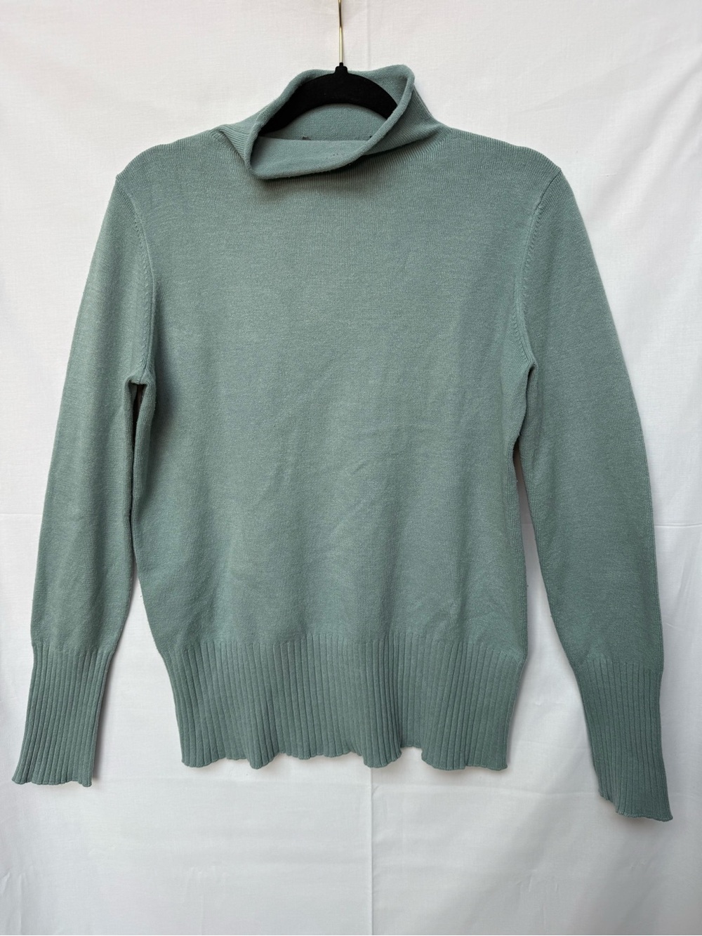 French Connection Dusty Sage Turtleneck Sweater